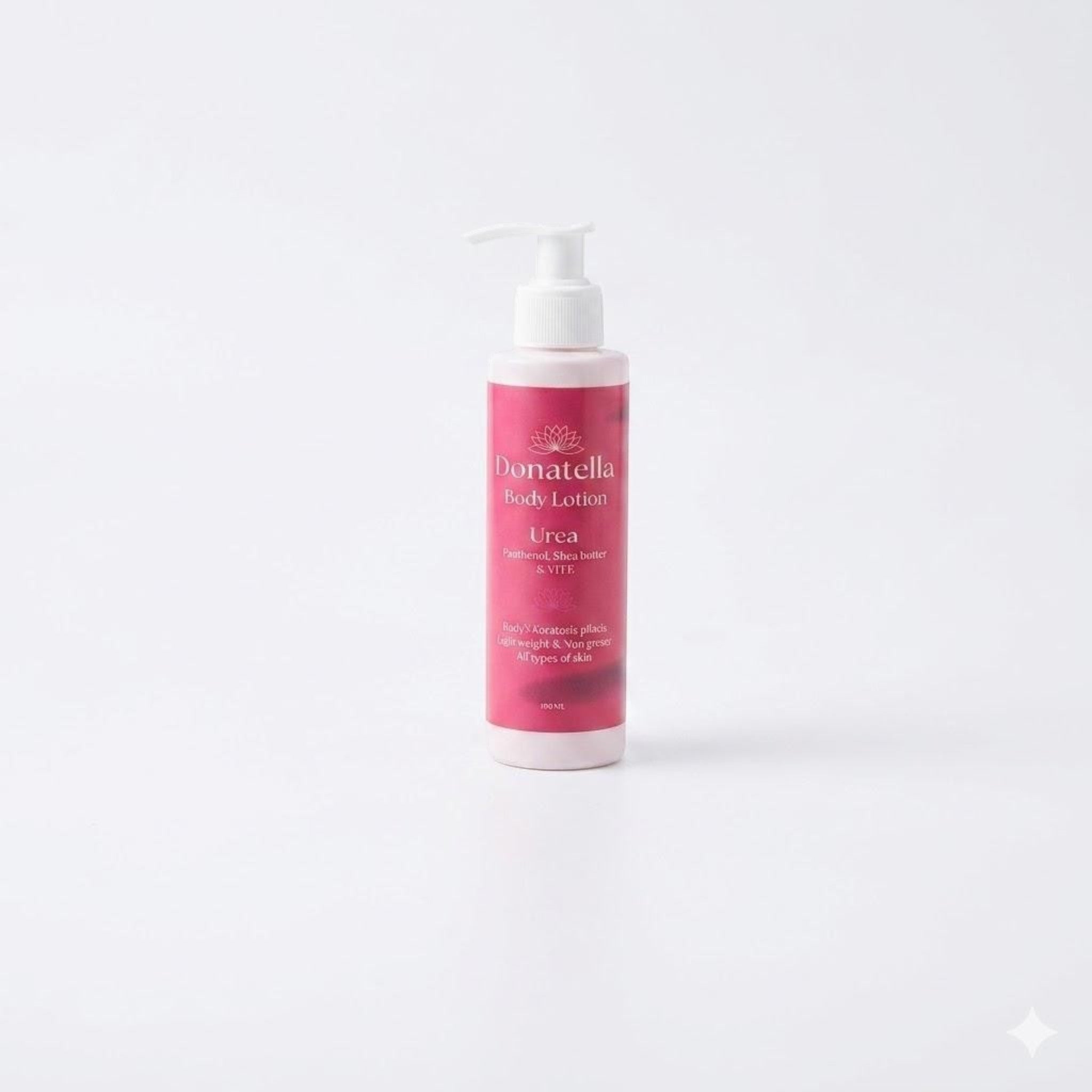 body lotion urea panthenol shea botter & VITE feminine scent